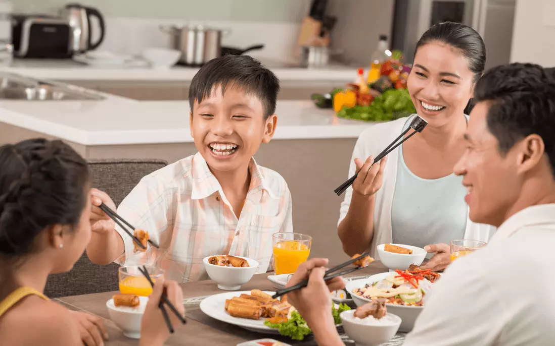 Chế độ dinh dưỡng bắt đầu từ bữa cơm hằng ngày